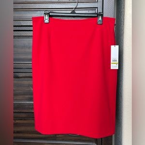 Calvin Klein-Red Skirt size 14
